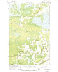Baudette SW Minnesota Historical topographic map, 1:24000 scale, 7.5 X 7.5 Minute, Year 1968