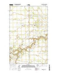 Baudette SE Minnesota Current topographic map, 1:24000 scale, 7.5 X 7.5 Minute, Year 2016