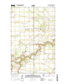 Baudette SE Minnesota Current topographic map, 1:24000 scale, 7.5 X 7.5 Minute, Year 2016