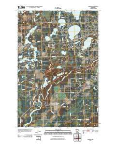 Baxter Minnesota Historical topographic map, 1:24000 scale, 7.5 X 7.5 Minute, Year 2010