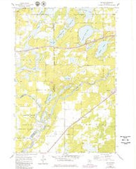 Baxter Minnesota Historical topographic map, 1:24000 scale, 7.5 X 7.5 Minute, Year 1954