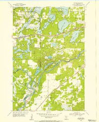 Baxter Minnesota Historical topographic map, 1:24000 scale, 7.5 X 7.5 Minute, Year 1954