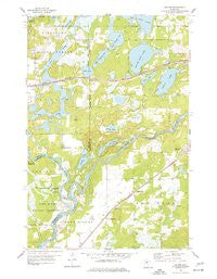 Baxter Minnesota Historical topographic map, 1:24000 scale, 7.5 X 7.5 Minute, Year 1954