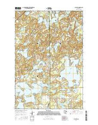Bay Lake Minnesota Current topographic map, 1:24000 scale, 7.5 X 7.5 Minute, Year 2016