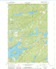 Bear Island Minnesota Historical topographic map, 1:24000 scale, 7.5 X 7.5 Minute, Year 1965