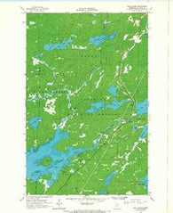 Bear Island Minnesota Historical topographic map, 1:24000 scale, 7.5 X 7.5 Minute, Year 1965