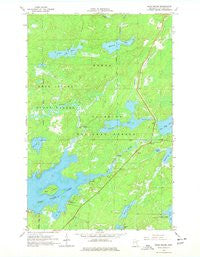 Bear Island Minnesota Historical topographic map, 1:24000 scale, 7.5 X 7.5 Minute, Year 1965