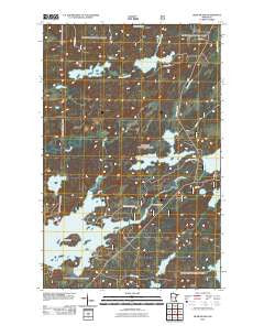 Bear Island Minnesota Historical topographic map, 1:24000 scale, 7.5 X 7.5 Minute, Year 2011