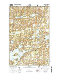 Bear Island Minnesota Current topographic map, 1:24000 scale, 7.5 X 7.5 Minute, Year 2016