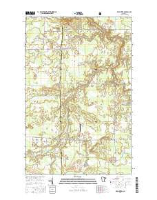 Bear River Minnesota Current topographic map, 1:24000 scale, 7.5 X 7.5 Minute, Year 2016