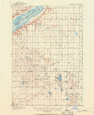 Beardsley Minnesota Historical topographic map, 1:62500 scale, 15 X 15 Minute, Year 1916