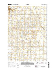 Beardsley NE Minnesota Current topographic map, 1:24000 scale, 7.5 X 7.5 Minute, Year 2016