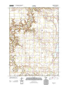 Beauford Minnesota Historical topographic map, 1:24000 scale, 7.5 X 7.5 Minute, Year 2013