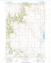Beauford Minnesota Historical topographic map, 1:24000 scale, 7.5 X 7.5 Minute, Year 1974
