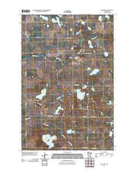 Beaulieu Minnesota Historical topographic map, 1:24000 scale, 7.5 X 7.5 Minute, Year 2011