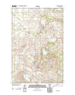 Beaulieu Minnesota Historical topographic map, 1:24000 scale, 7.5 X 7.5 Minute, Year 2013
