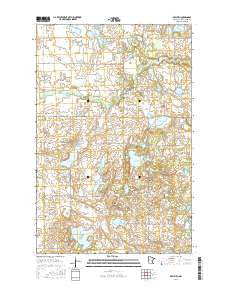 Beaulieu Minnesota Current topographic map, 1:24000 scale, 7.5 X 7.5 Minute, Year 2016