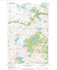 Beaulieu Minnesota Historical topographic map, 1:24000 scale, 7.5 X 7.5 Minute, Year 1969