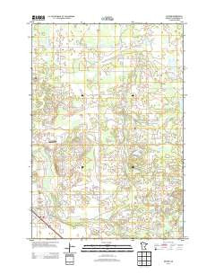 Becker Minnesota Historical topographic map, 1:24000 scale, 7.5 X 7.5 Minute, Year 2013