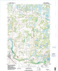 Becker Minnesota Historical topographic map, 1:24000 scale, 7.5 X 7.5 Minute, Year 1991