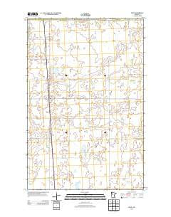 Bejou Minnesota Historical topographic map, 1:24000 scale, 7.5 X 7.5 Minute, Year 2013