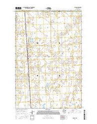 Bejou Minnesota Current topographic map, 1:24000 scale, 7.5 X 7.5 Minute, Year 2016
