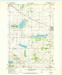 Belgrade Minnesota Historical topographic map, 1:24000 scale, 7.5 X 7.5 Minute, Year 1967
