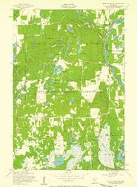 Belle Prairie NW Minnesota Historical topographic map, 1:24000 scale, 7.5 X 7.5 Minute, Year 1956