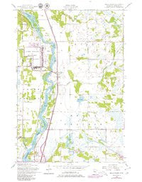 Belle Prairie Minnesota Historical topographic map, 1:24000 scale, 7.5 X 7.5 Minute, Year 1956