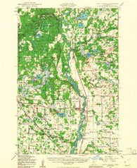 Belle Prairie Minnesota Historical topographic map, 1:62500 scale, 15 X 15 Minute, Year 1948