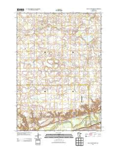 Belle Plaine North Minnesota Historical topographic map, 1:24000 scale, 7.5 X 7.5 Minute, Year 2013
