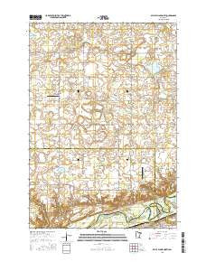 Belle Plaine North Minnesota Current topographic map, 1:24000 scale, 7.5 X 7.5 Minute, Year 2016