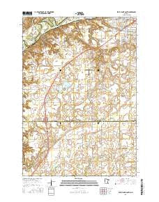 Belle Plaine South Minnesota Current topographic map, 1:24000 scale, 7.5 X 7.5 Minute, Year 2016