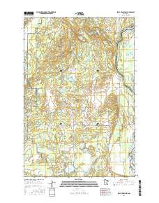 Belle Prairie NW Minnesota Current topographic map, 1:24000 scale, 7.5 X 7.5 Minute, Year 2016