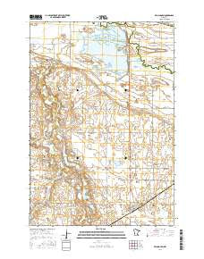 Bellingham Minnesota Current topographic map, 1:24000 scale, 7.5 X 7.5 Minute, Year 2016