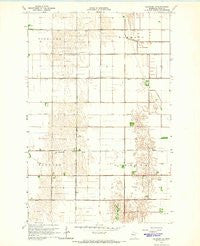 Beltrami SW Minnesota Historical topographic map, 1:24000 scale, 7.5 X 7.5 Minute, Year 1964