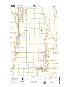 Beltrami SW Minnesota Current topographic map, 1:24000 scale, 7.5 X 7.5 Minute, Year 2016