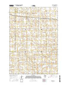 Belview Minnesota Current topographic map, 1:24000 scale, 7.5 X 7.5 Minute, Year 2016