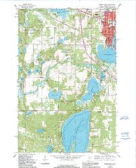 Bemidji West Minnesota Historical topographic map, 1:24000 scale, 7.5 X 7.5 Minute, Year 1968