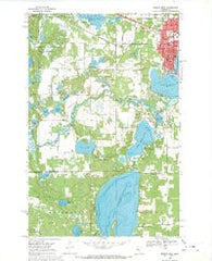 Bemidji West Minnesota Historical topographic map, 1:24000 scale, 7.5 X 7.5 Minute, Year 1968