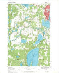 Bemidji West Minnesota Historical topographic map, 1:24000 scale, 7.5 X 7.5 Minute, Year 1968