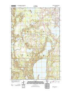 Bemidji West Minnesota Historical topographic map, 1:24000 scale, 7.5 X 7.5 Minute, Year 2013