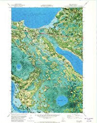 Bena Minnesota Historical topographic map, 1:24000 scale, 7.5 X 7.5 Minute, Year 1971