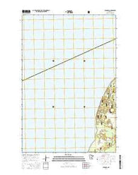 Bena NW Minnesota Current topographic map, 1:24000 scale, 7.5 X 7.5 Minute, Year 2016