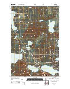 Benedict Minnesota Historical topographic map, 1:24000 scale, 7.5 X 7.5 Minute, Year 2011