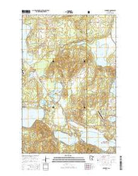 Benedict Minnesota Current topographic map, 1:24000 scale, 7.5 X 7.5 Minute, Year 2016