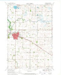 Benson Minnesota Historical topographic map, 1:24000 scale, 7.5 X 7.5 Minute, Year 1968