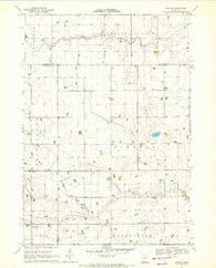 Bergen Minnesota Historical topographic map, 1:24000 scale, 7.5 X 7.5 Minute, Year 1970