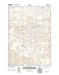 Bernadotte Minnesota Historical topographic map, 1:24000 scale, 7.5 X 7.5 Minute, Year 2013