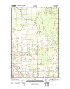 Berner Minnesota Historical topographic map, 1:24000 scale, 7.5 X 7.5 Minute, Year 2013